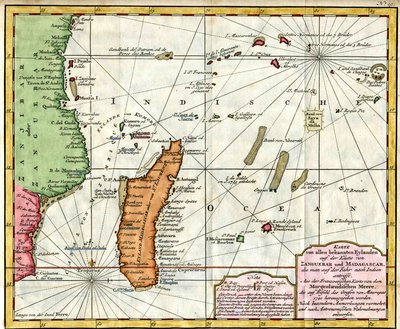 Map Engraved by Bellin After Earlier Voyages by Jacques Nicolas Bellin